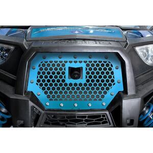 300 Industries Steel Grille Replacement Polaris RZR XP 1000 Ride Command Blue